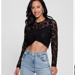 GUESS Ariel Lace Top